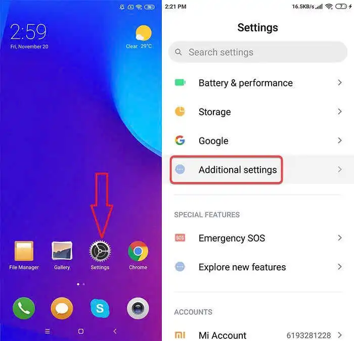 Step 1: Open Settings on your Android device