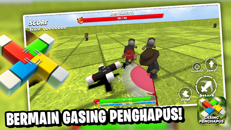 Simulator Gasing Penghapus 3D 3
