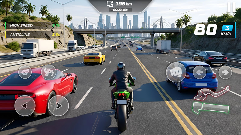 Motor Speed Traffic 3D 2