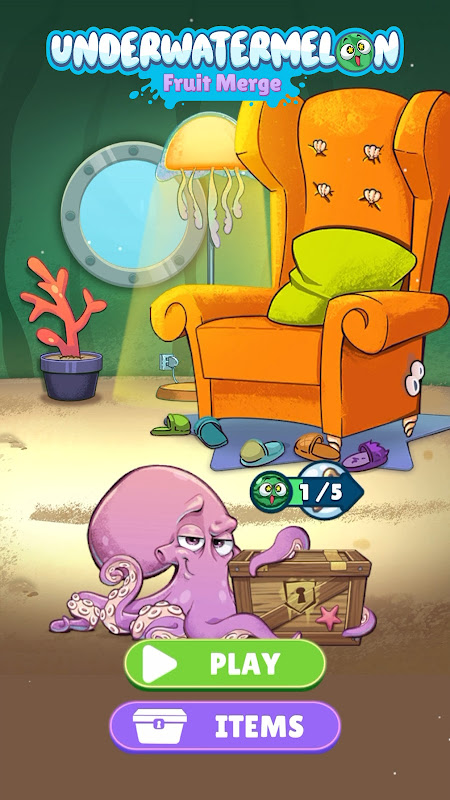 Underwatermelon: Fruit Merge 1