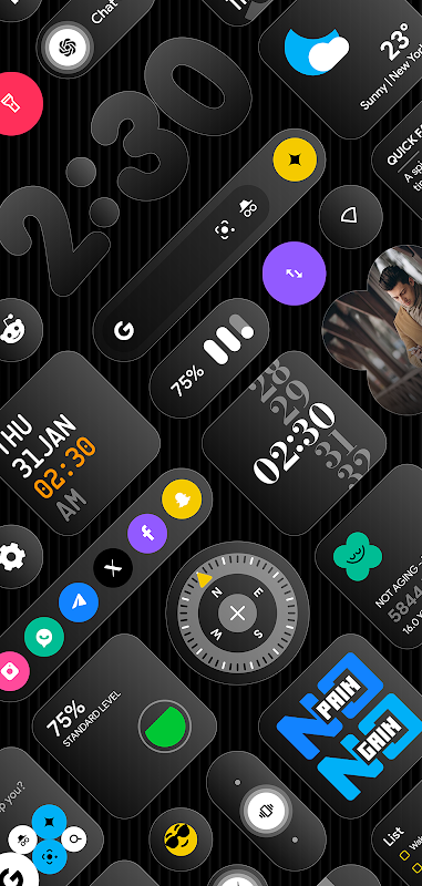 Glass Widgets 7